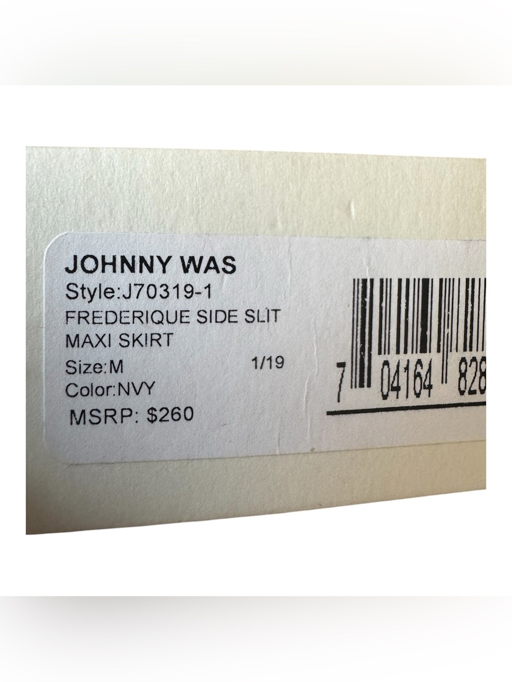 Johnny Was Frederique Side Slit Maxi Skirt Size Medium - Picture 7 of 7